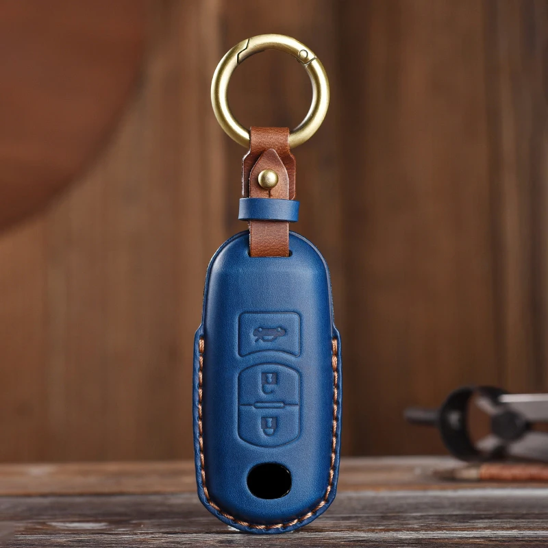 Leather Key Case Protector Suitable for Mazda 8 Atz 6 Exela 3/cx-7/cx-9/cx-4/cx-5 Cowhide