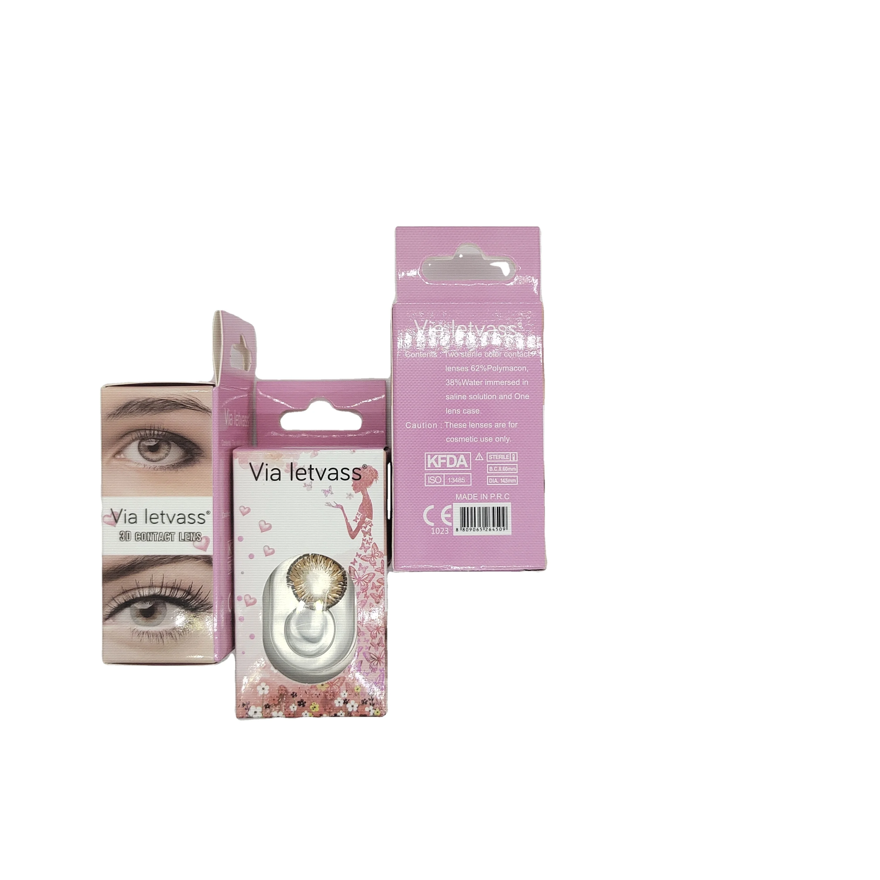 Yearly Cosmetic Beautiful Big Pupil Soft Eyes De Colores Lentes De Contacto Colored Contact Lenses