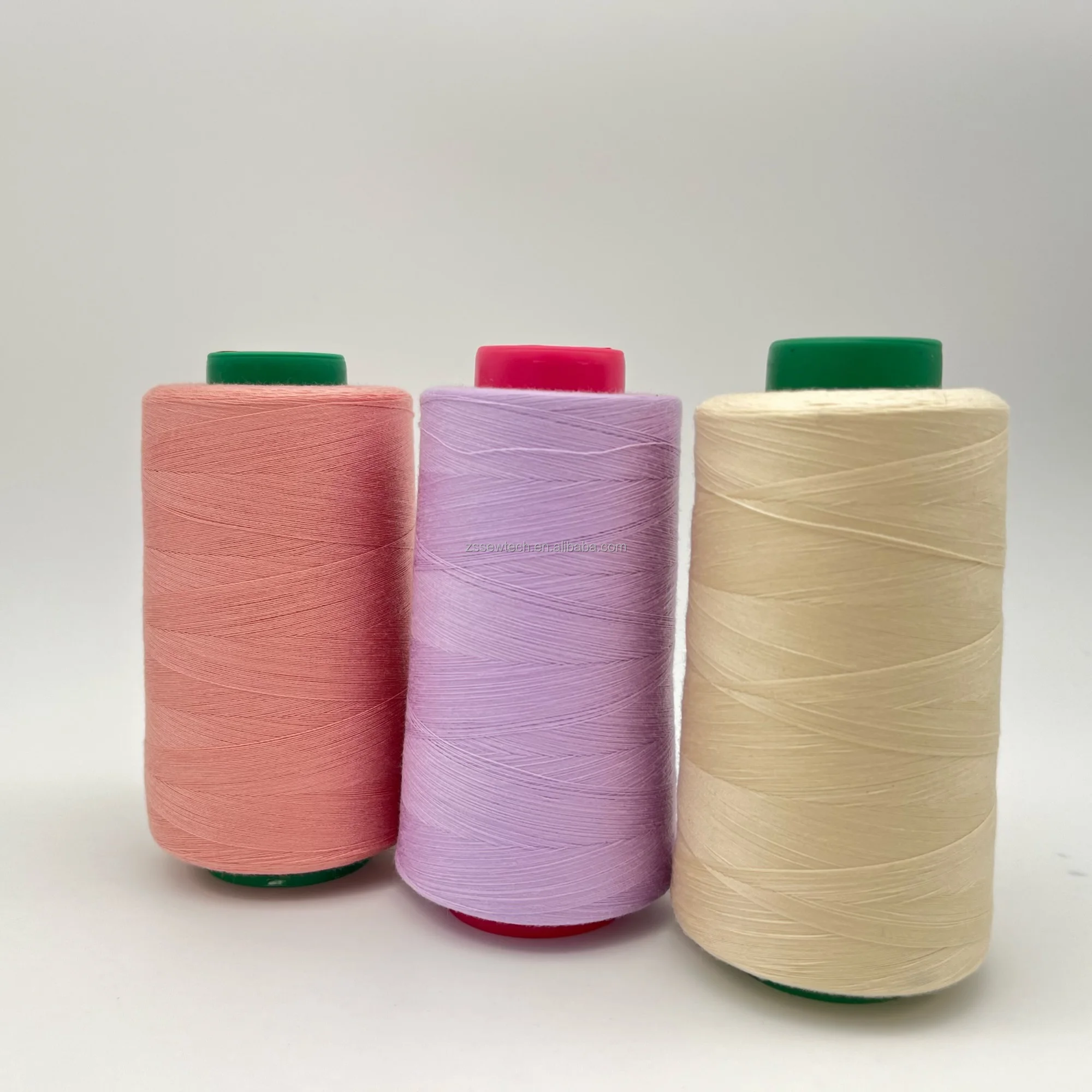 100%  Polyester High Quality Corespun Poly Core Pol y60/2 60/3 80/3 Sewing Thread Low Hint Clean Hair