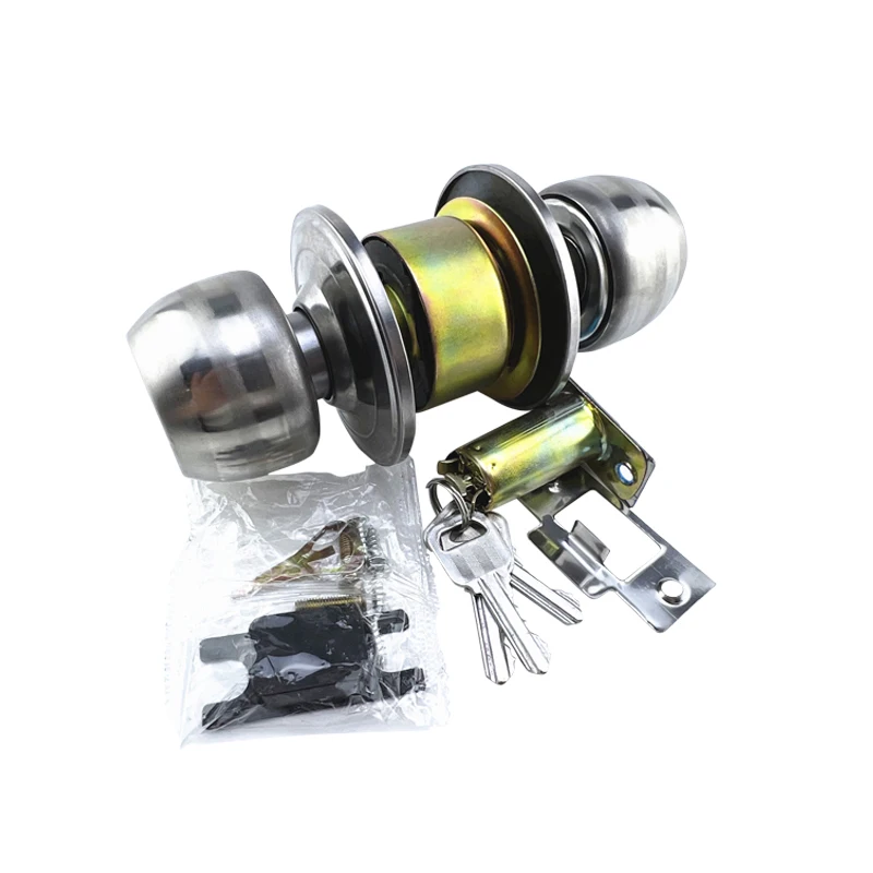 Modern simple spherical lock silent bedroom bathroom wooden door lock