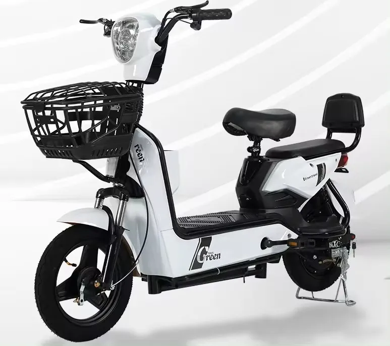 Hot Sale Adult Electric Bicycle from China Factory Popular 48v Lead Acid Battery high-carbon steel 14 Inch Fat Tire E Bike