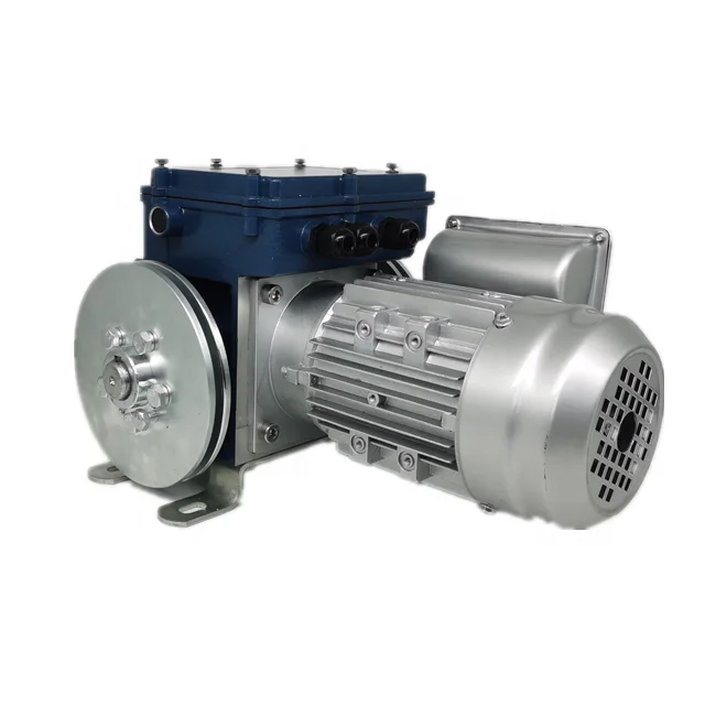 Poultry house ventilation winch motor