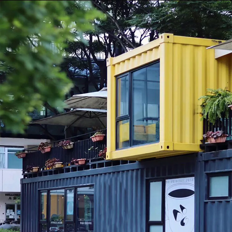 Giantsmade Prefab Shop Cafe Contain Shipping Container Bar Portable Container Shop For Cafe Coffee Barbecue