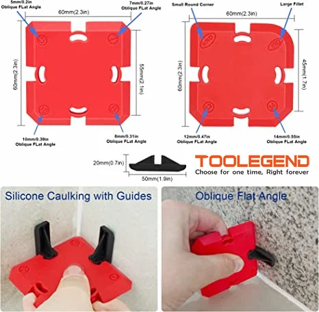 Caulk Removal Scraper Silicone Sealant Grout Finishing Sealing Tools Set