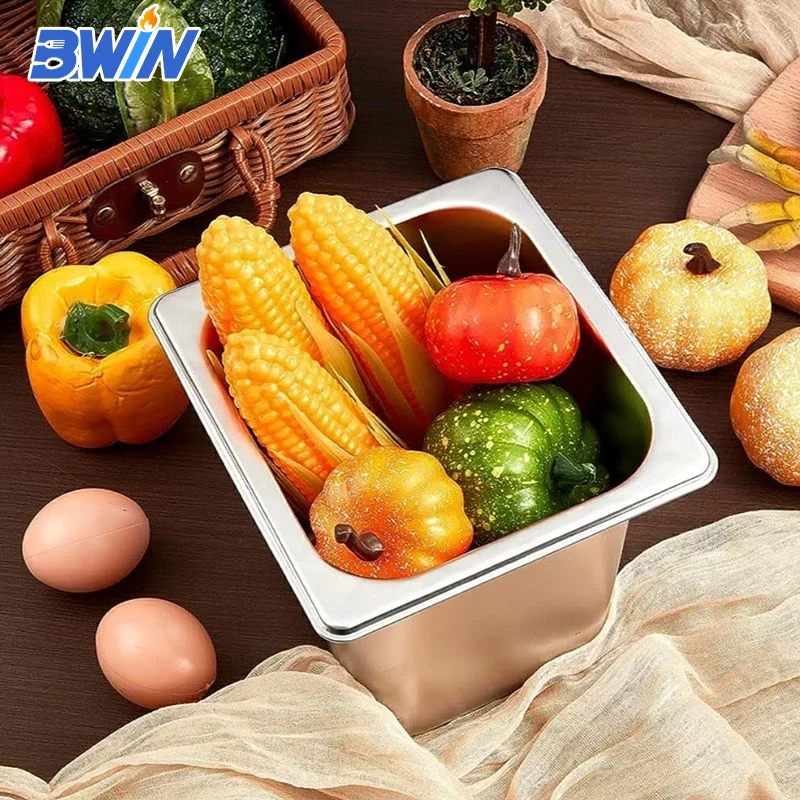 Hotel Buffet Food Serving Gastronorm Container Chafing Dish Gn Pan