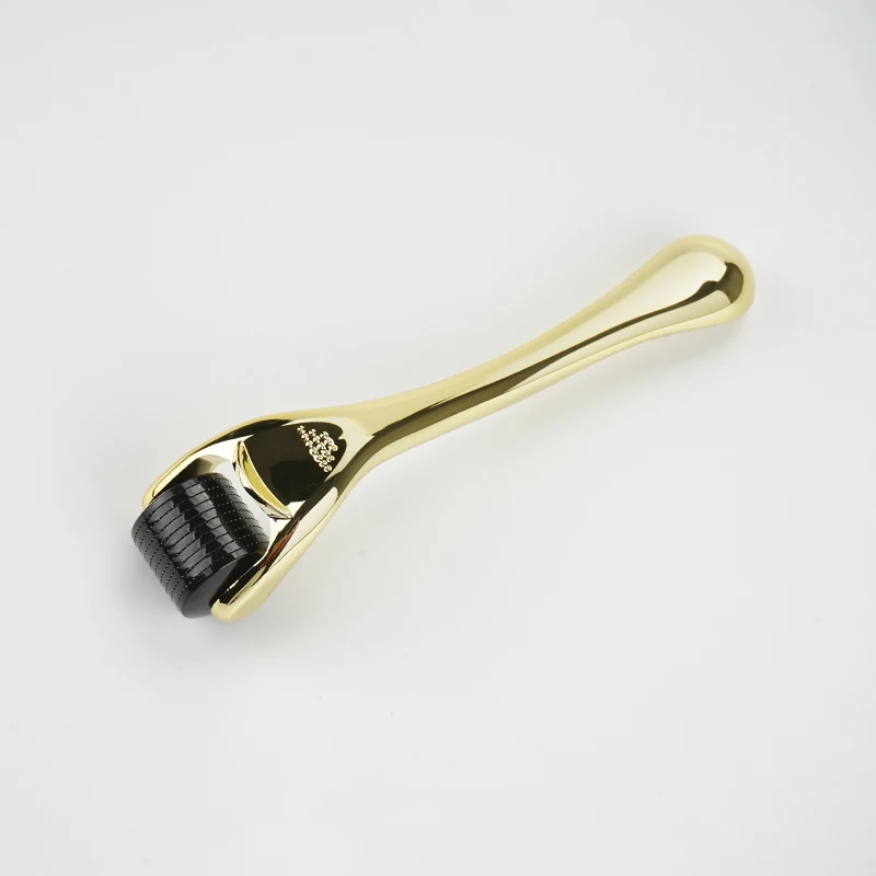Wholesale Cheap 540 Needle Matte Black Derma Roller 0.5mm Beard Growth Titanium Dermaroller Beard Roller