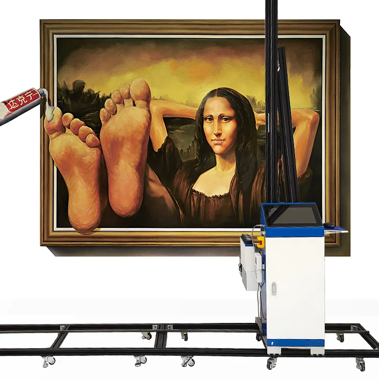 1440DPI High Resolution Digital Inkjet Printer Machine Vertical Wall 3D Wall Floor Printer Small Business A3 A1 A4 A2 A5