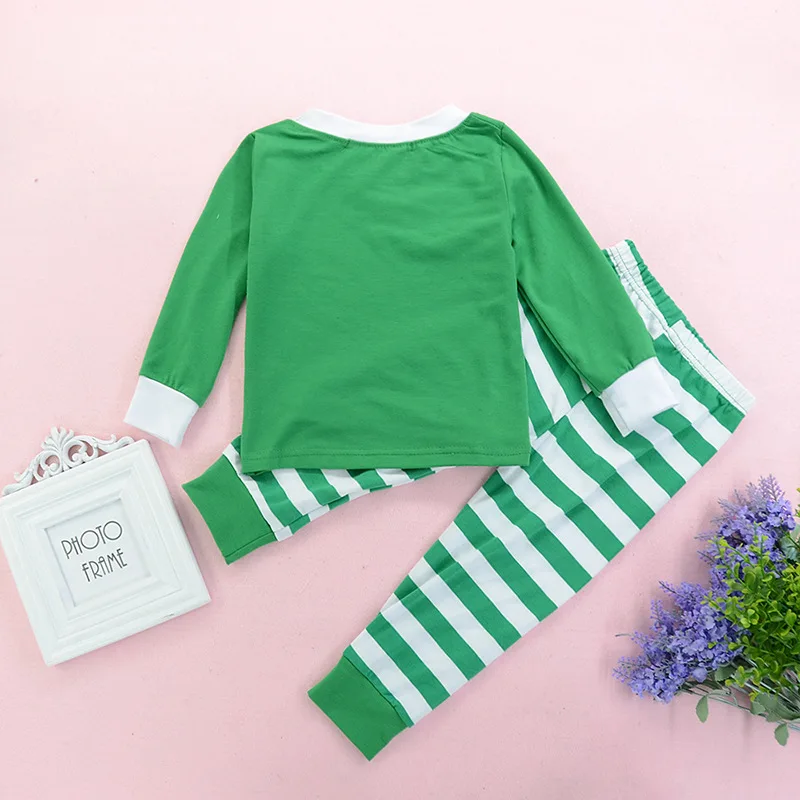 Matching Wholesale Stripes Kid Christmas Family Pajamas