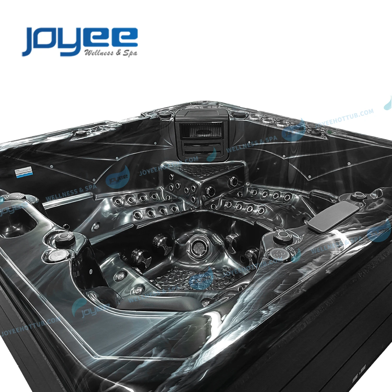 JOYEE 2024 European design luxury 5 Person hydro whirlpool balboa swim spa outdoor hot tub spa with Jacuzzier function