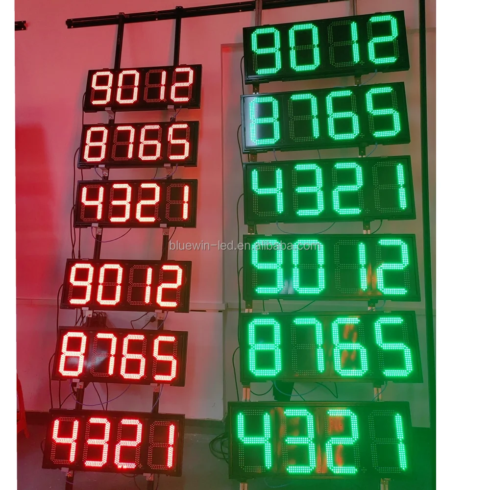 8888 9 889/10 светодиодный знак цены на топливо дисплей АЗС