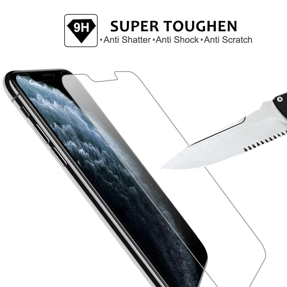 Factory OEM/ODM Matte Anti Glare full cover Tempered glass cell phone screen protector protective film for iPhone X/11 Pro Max