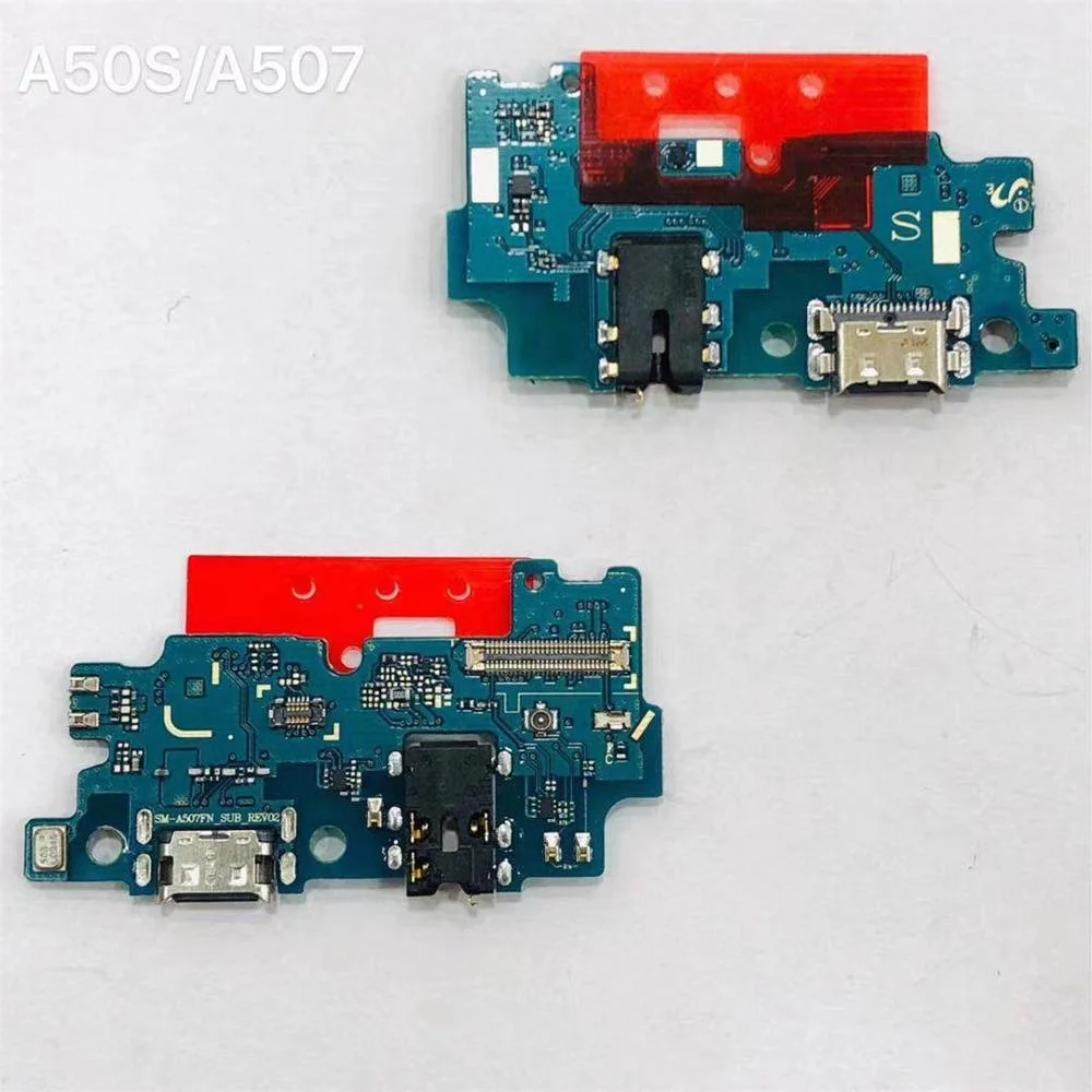 Зарядный порт для мобильного телефона гибкие кабели Samsung A50s A507 маленькие детали разъем