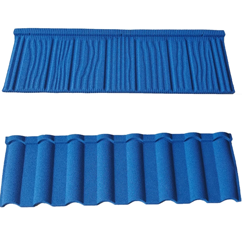 Villa Rooftop Design Modern Roof Tile Wholesale Corrugated Metal Stone Coated Roofing Sheet Concrete Roofing