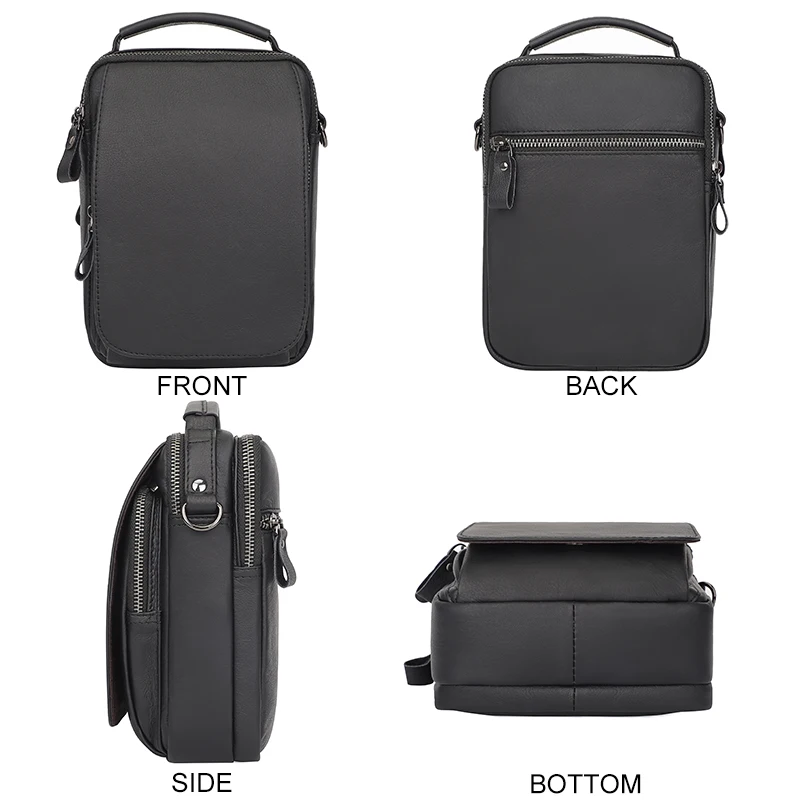 Custom Design men luxury Genuine leather man messenger bag for crossbody shoulder cross bag leather shoulder bag men