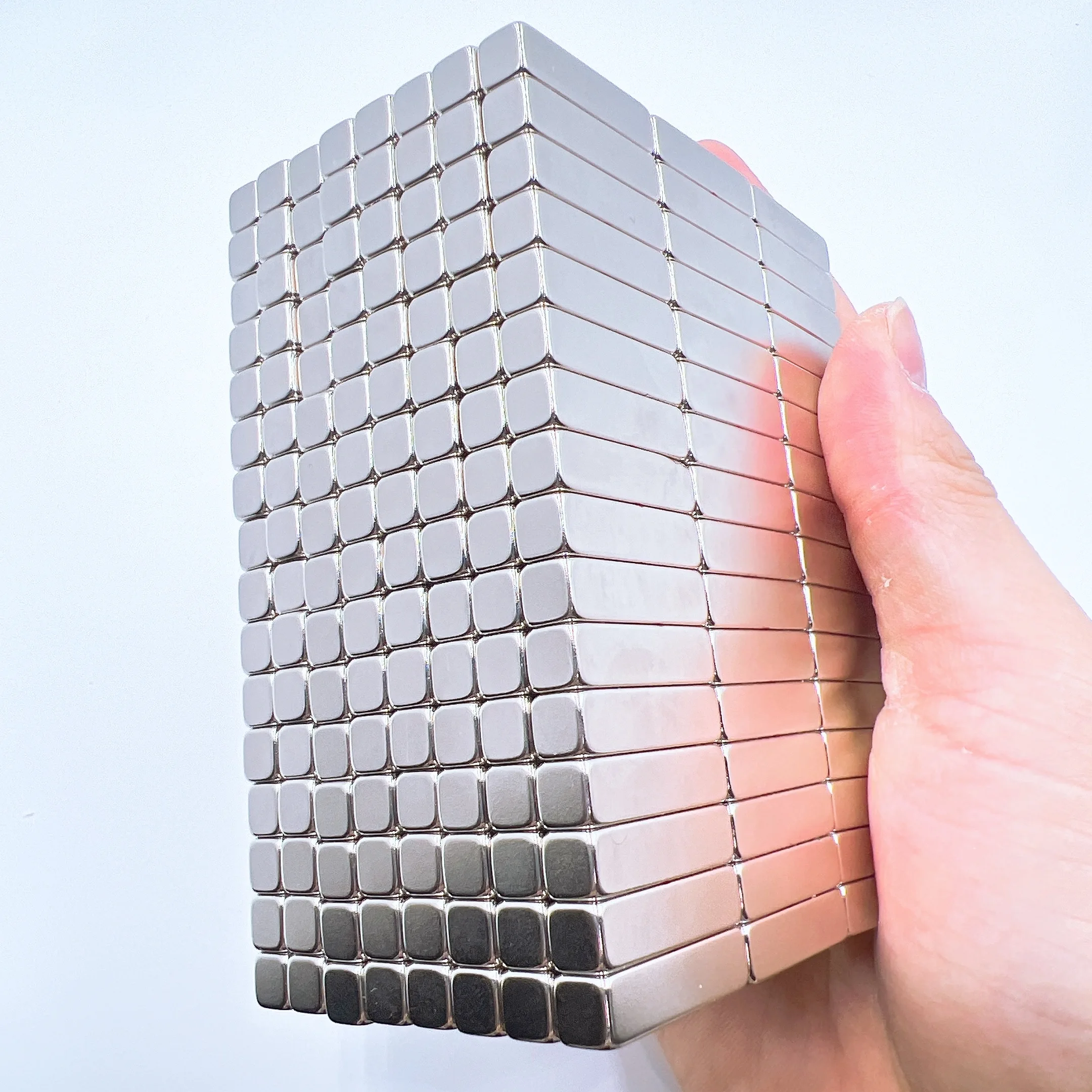 Super Strong N52 Square Magnet 25.4x6.35x6.35mm With N pole Marked