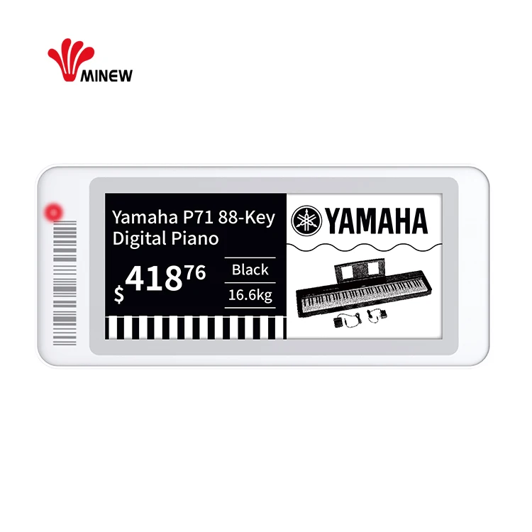 epaper 2,9 дюймов черный, белый цвет e ink дисплей супермаркет bluetooth электронные устройства полка эикеточная