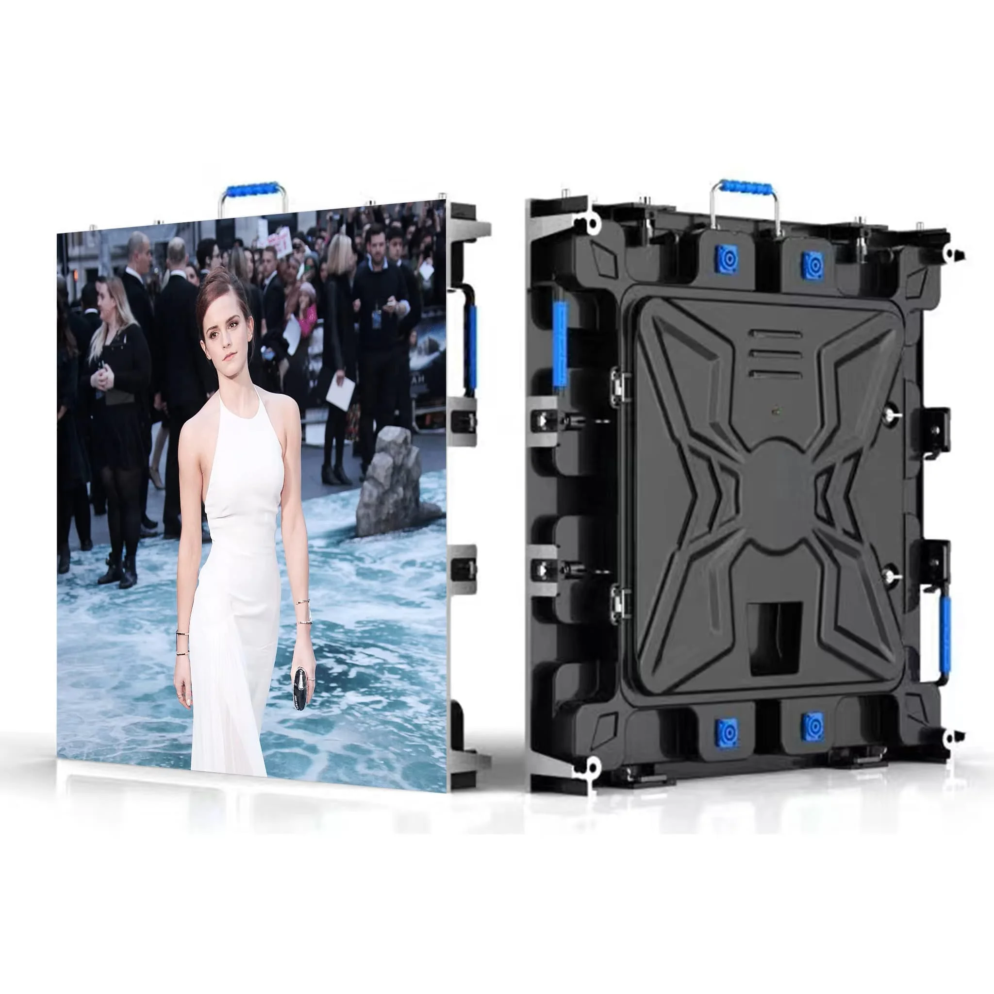 Carbon Fibre Material Indoor LED Display Photo Available Graphic Wall