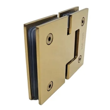 Витрина для ванной комнаты из нержавеющей стали дверные петли душа 180 градусов Полированные Золотые стеклянные