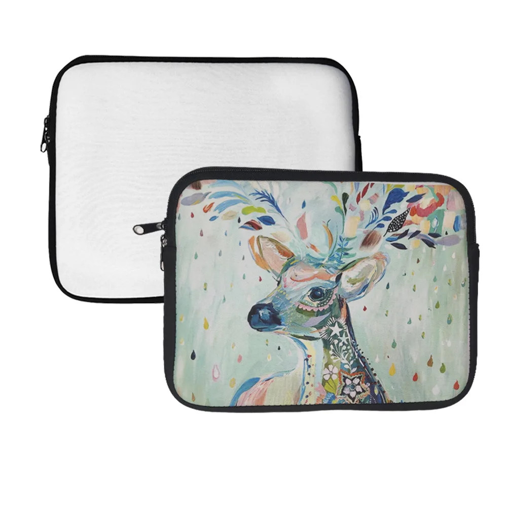 High Quality Neoprene Laptop cover Sublimation Laptop Sleeve Briefcase For School Office Travel Work