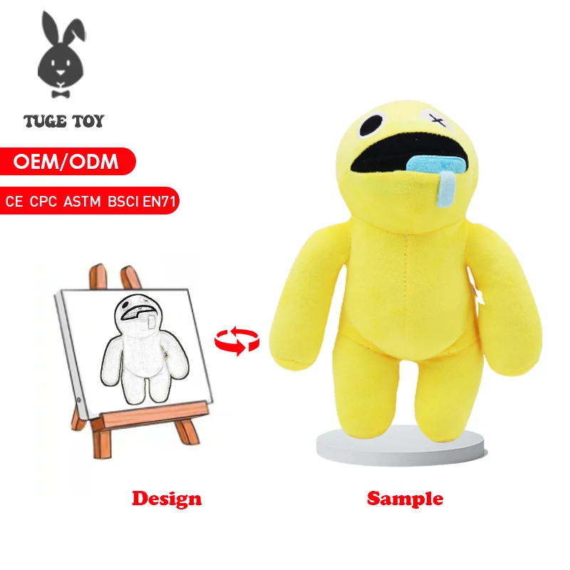 TUGE-2023 hot sales product CE  High Quality  cheap Cartoon Profession Design Plush Stuffed Animal Custom toys For promotion