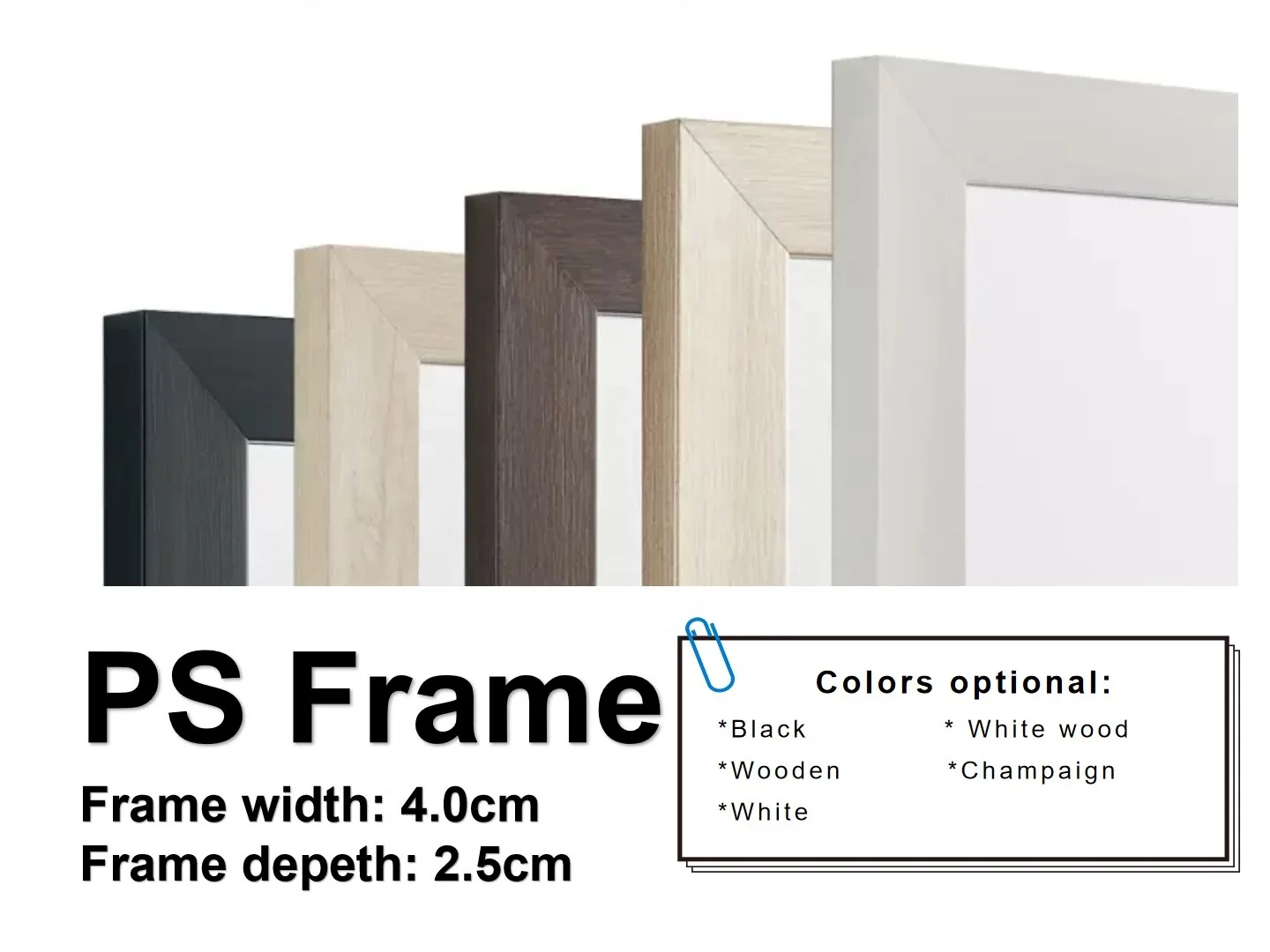 Factory Direct Sell Rectangle Modern PS wood Framed Decorative Wall Mounted Bathroom Mirror For Home Hotel Decor