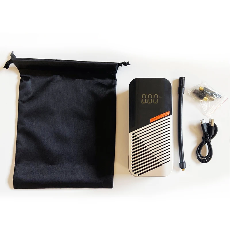 hot sell air pump manufacture fashion design mini cordless electric bicycle pump for car bicycle motorcycle