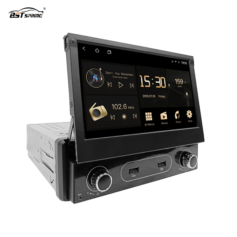 7 Inch 1 DIN Car Radio Adjustable Touch Screen Car DVD Player Mirror link BT FM USB Android Autoradio Car MP5 Player