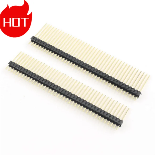 Header Insulator Press Fit Smt 0.8mm 1.27mm 180 Degree 3-Pin 22 1x60 50 Pcb Male Female 2.54mm Pitch Header Pin Connector Header