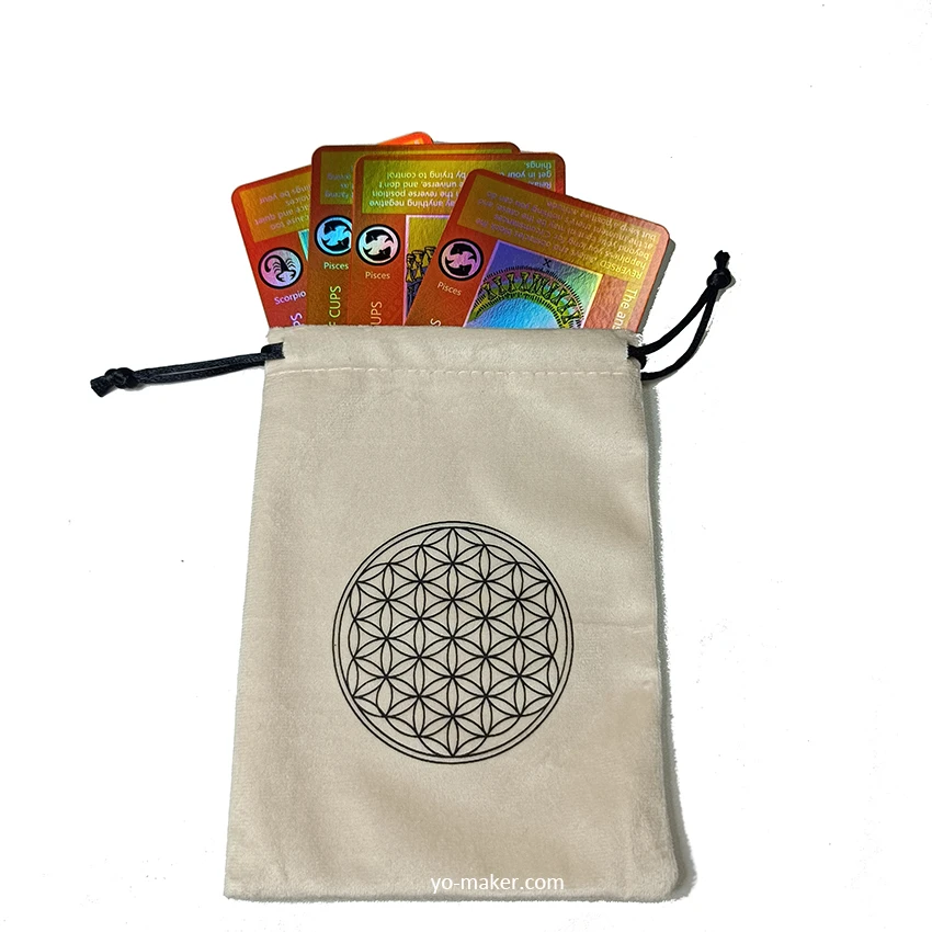 Custom one piece trading card game yugioh cards holographic yugioh oracle cards with guidebook