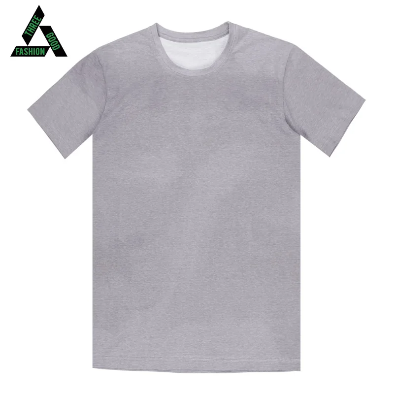 Custom Printing Oem T-shirt Changing Color Color Change Under Sun T Shirts Photochromic T-shirt Hip Hop Spandex / Cotton Support