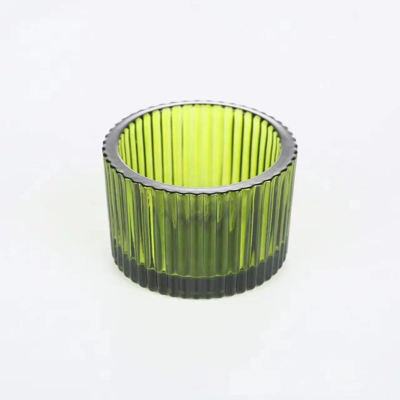 Manufacturers directly supply vertical grain candle cup Nordic romantic candle dinner home candle stand