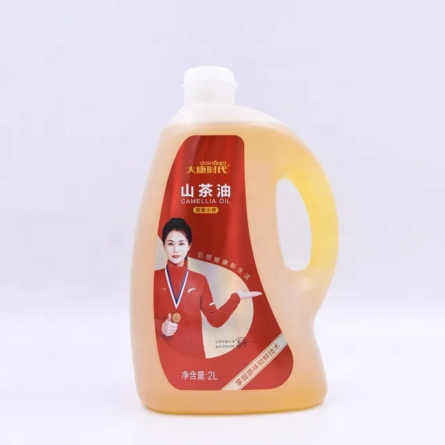 Naked camellia flavor cold pressed cooking oil and cosmetic material oil  2L