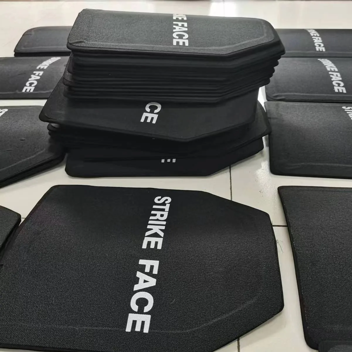 Multiple levels Ceramic Silicon Carbide Alumina PE Plate Strike Face For Vest Protection