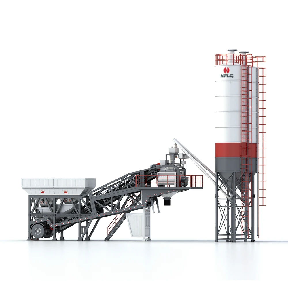 Hzs Series Mobile Central Mix Concrete Asphalt Batch Plant