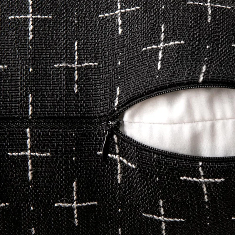 Cross shaped Machenier Pillow Set Living Room Bedroom Sofa Solid Color High end Simple Cushion cover