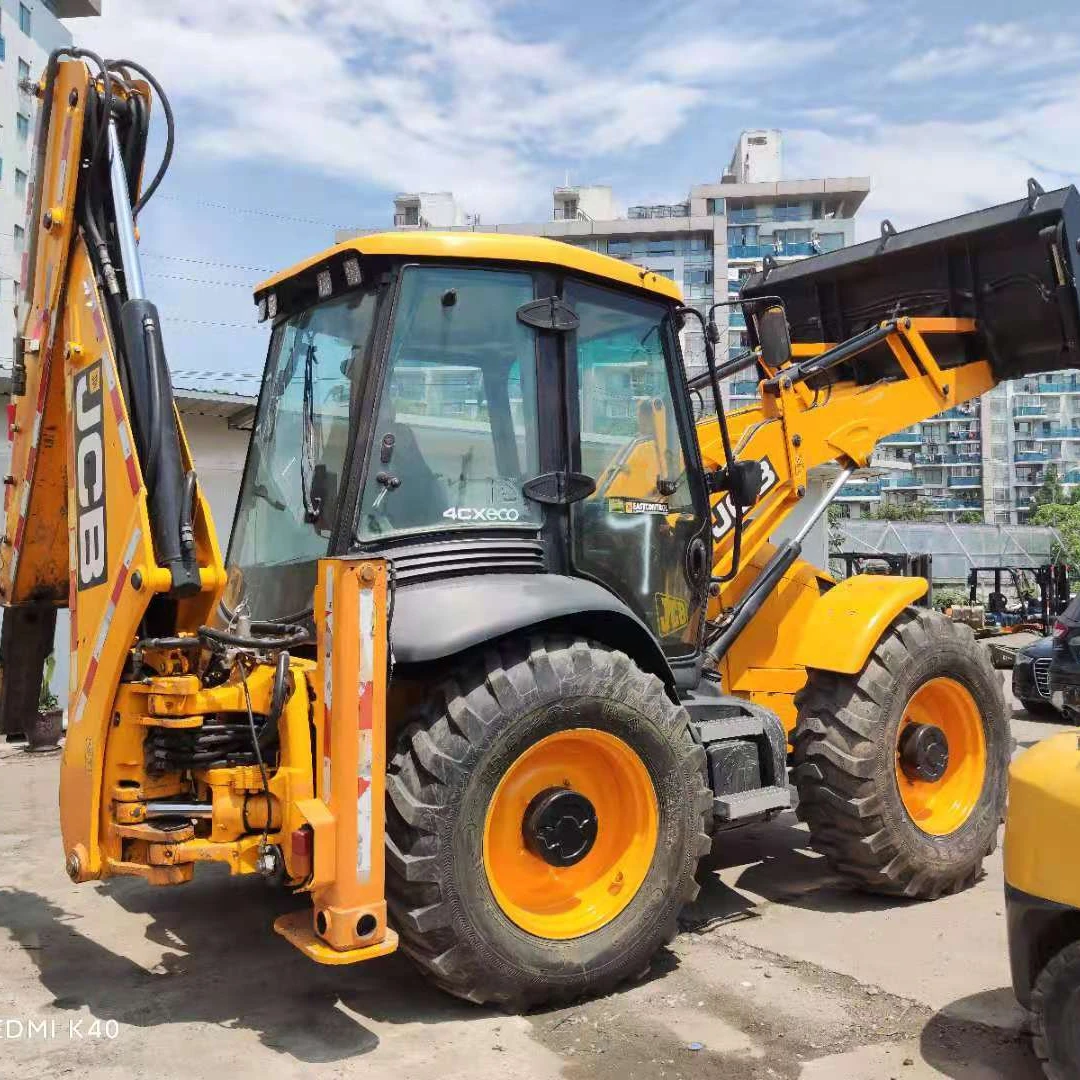 Экскаватор-погрузчик JCB 4CX с низкой ценой Компактный 4x4 в Китае мини-экскаваторы-погрузчики