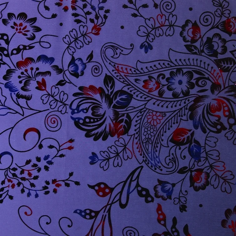 
China supplier wool peach flocking woven indonesia best black dress material shiny african fabric dye dress 