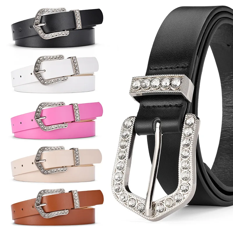 Bling Western Rhinestone buckle belt, Crystal Rhinestone Belt