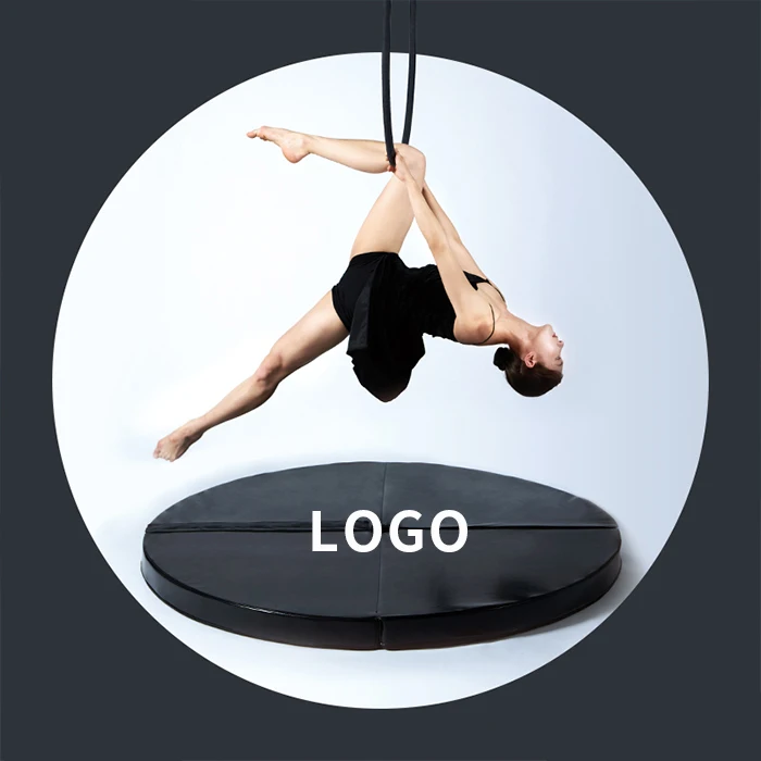 2021 Wholesale Custom Design Logo cheap Pole dance mats for floor, eco friendly Anti-Slip thin Protective Padding manufacturers