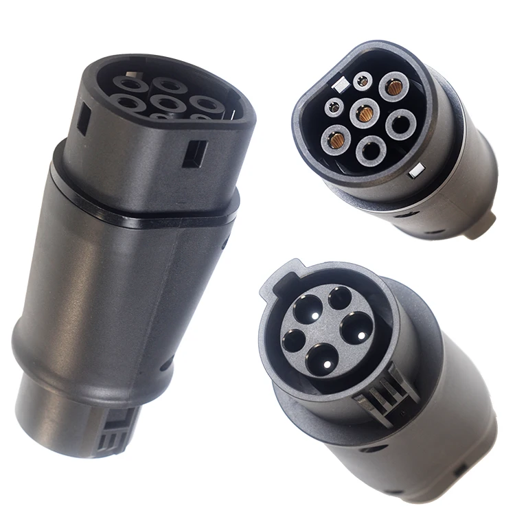 
Зарядное устройство Электрический автомобильный адаптер J1772 штекер Iec 62196 Женский адаптер тип 1 розетка 