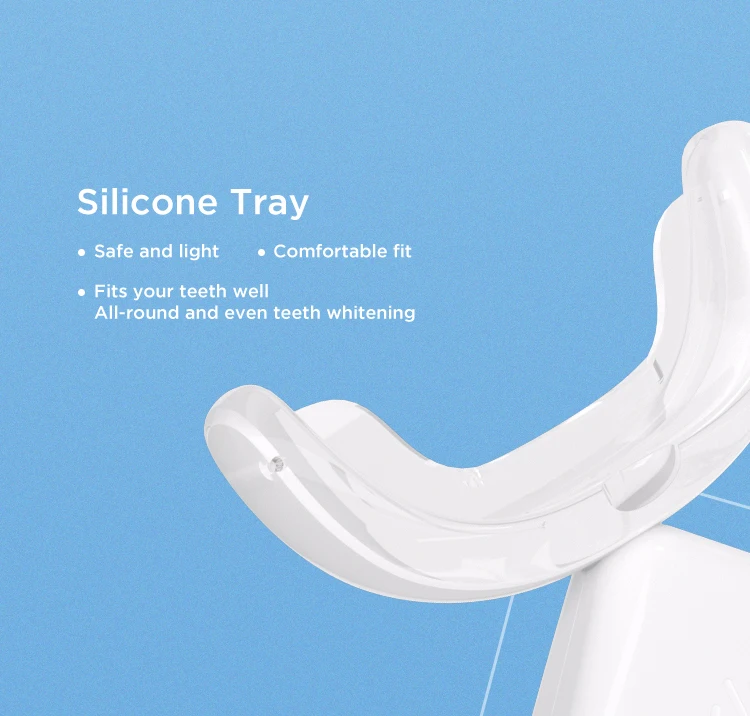 Custom Oral Care Home Led Wireless Teeth Whitening Kit Led Light With Teeth Whitening Gel Manufacturer