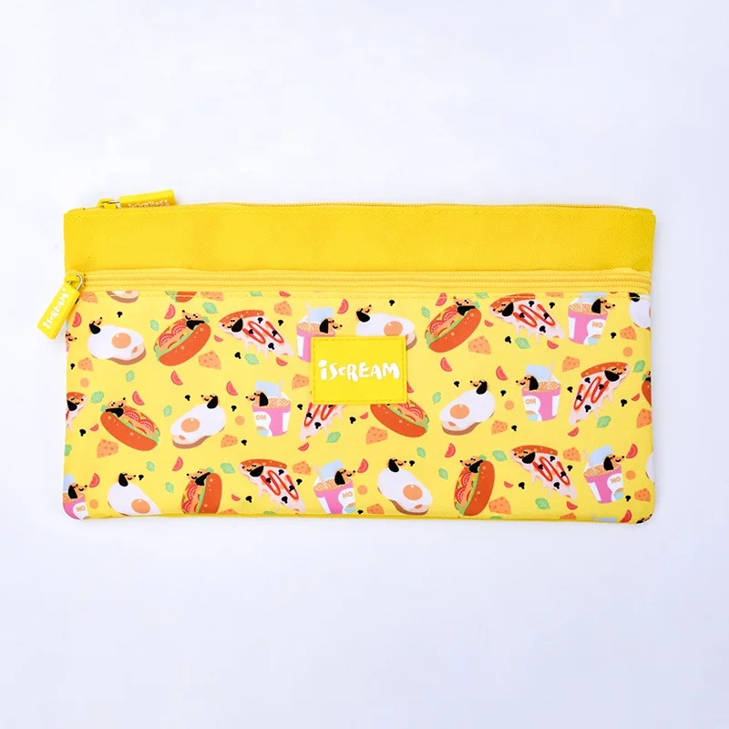 Такса OEM ткань оптовая продажа школьная пенал для карандашей собака изготовленным на заказ логосом сумка для хранения