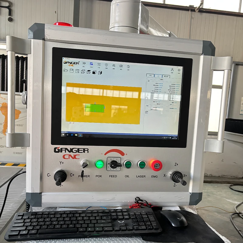 Quartz Granite Stone Cnc Bridge Saw Cutting Machines Marble Stone machinery With Camera marble floor polishing machine