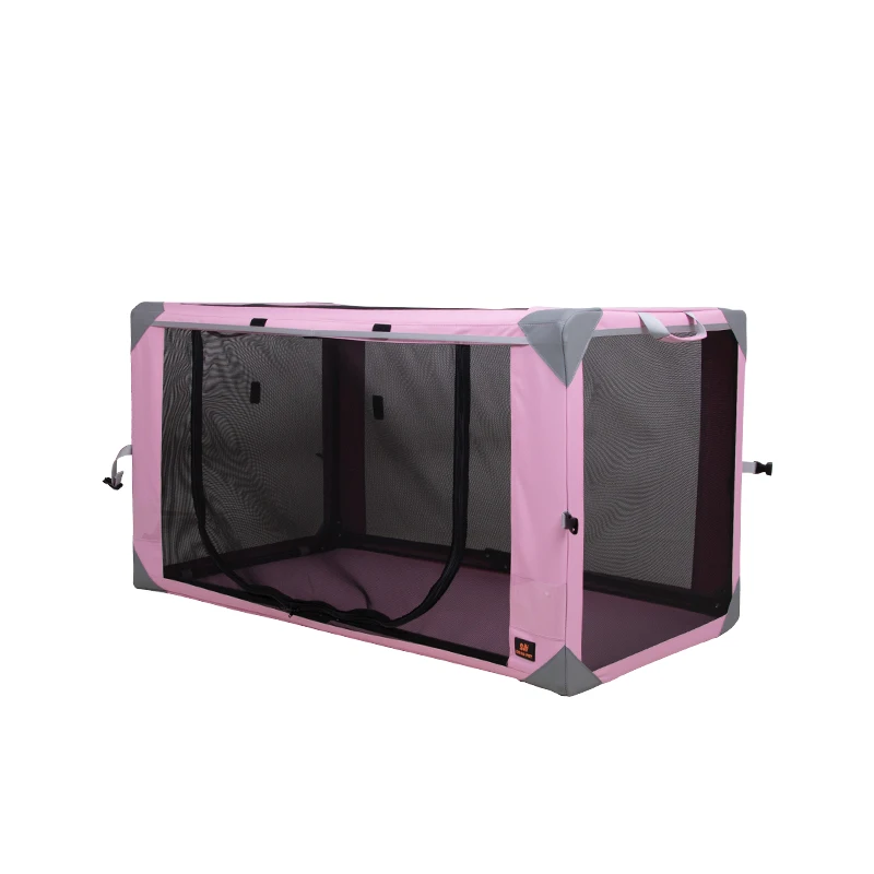 Factory wholesale competition breathable folding large cat show cage for cat and dog breeding cage