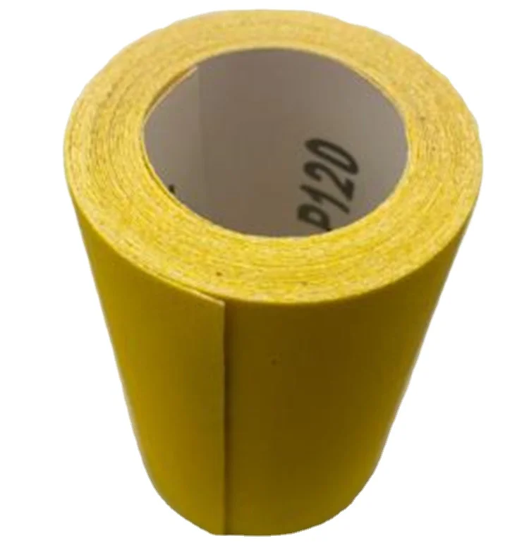 Абразивная наждачная бумага желтого золота с зернистостью 120 для полировки OEM