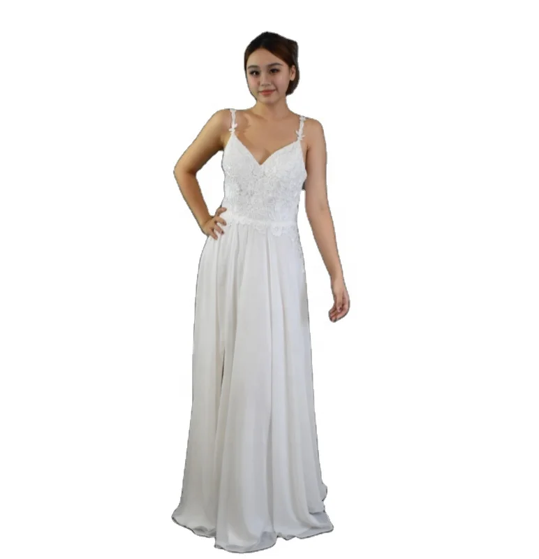 Elegant Lace Flower Evening Dress Suspender Ball Bridesmaid Dress Embroidery Sexy Straight Silhouette Floor-Length Natural Back