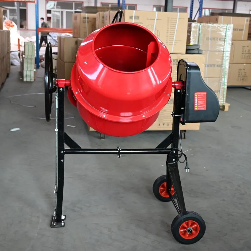 New Type  200L Portable Mini Concrete Mixer Low Noise for Construction