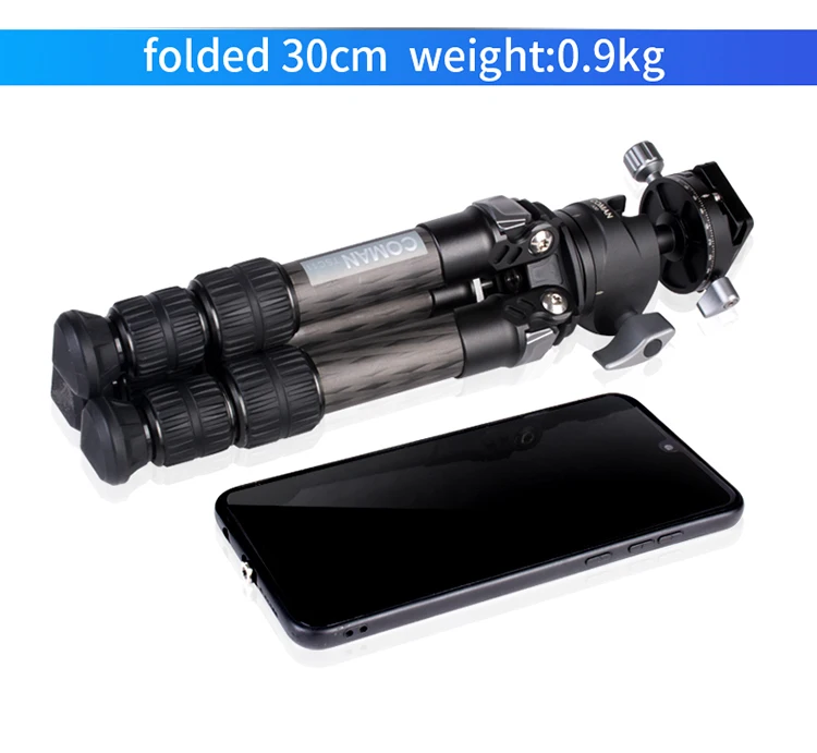 
Coman Carbon fiber Professional new product TSC12A30 portable tripod for dslr camera tripod compact highly quality 
