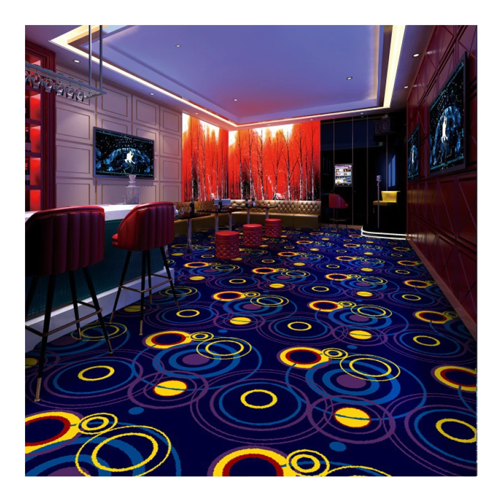 China Supplier 100% PP Wilton Machine Carpet Machine Washable Polypropylene Wilton Carpet Multi Function Room