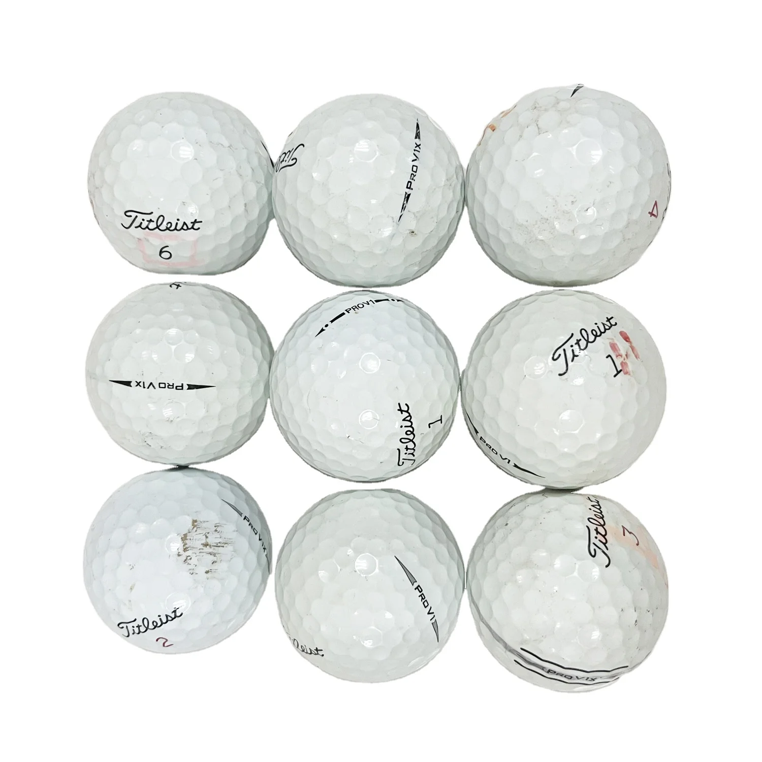 Second Hand 50%-70% Degree New Good Quality Ball Golf Practice Training Bulk Recycled Branded Used Golf Balls